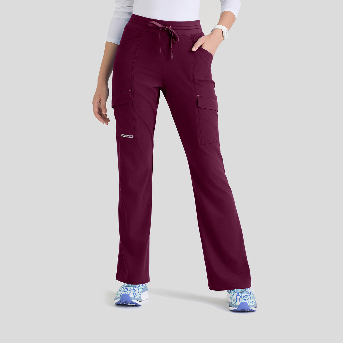 Reward 5 Pocket High Rise Fit & Flare Pant | Wine