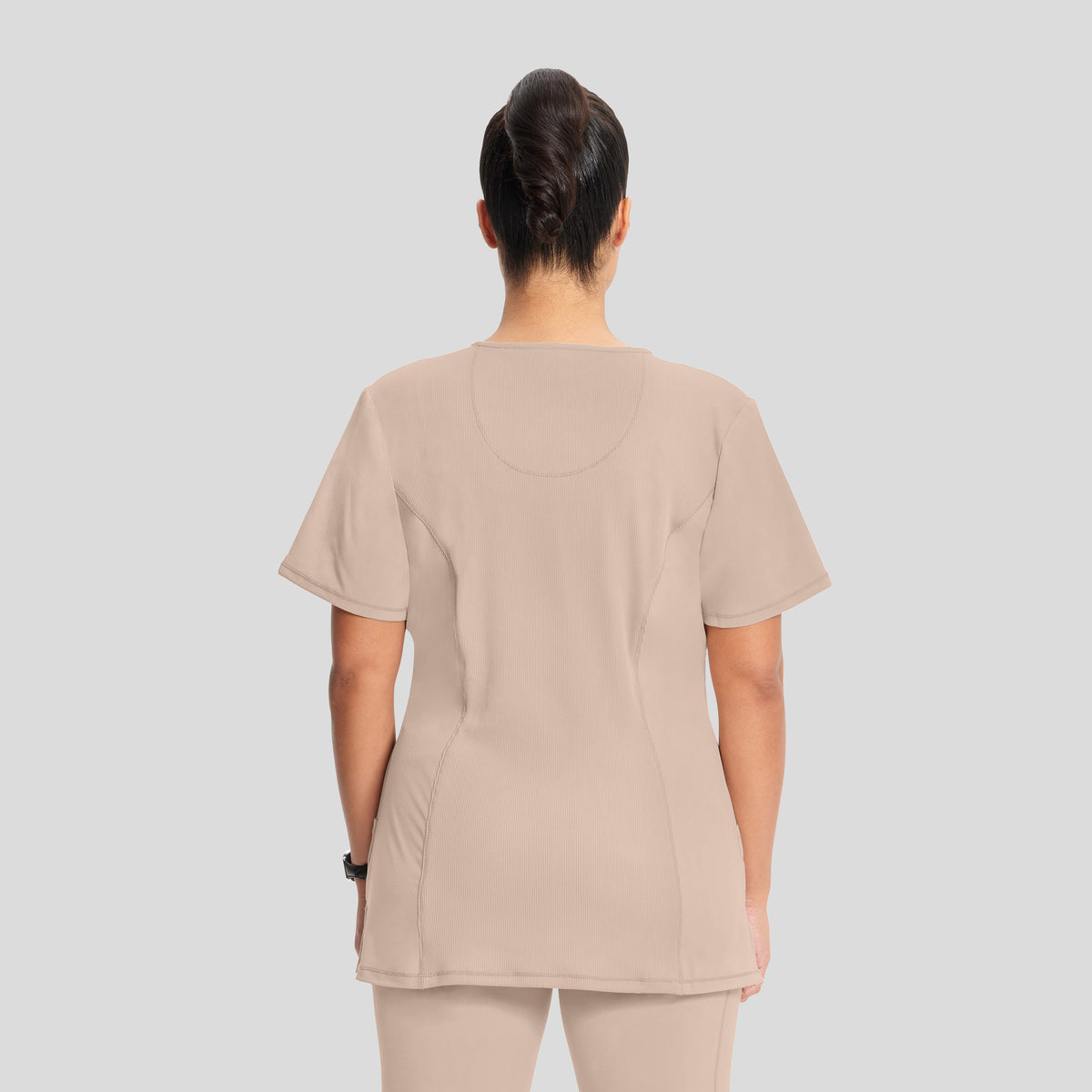 Women's Round Neck Top | Khaki
