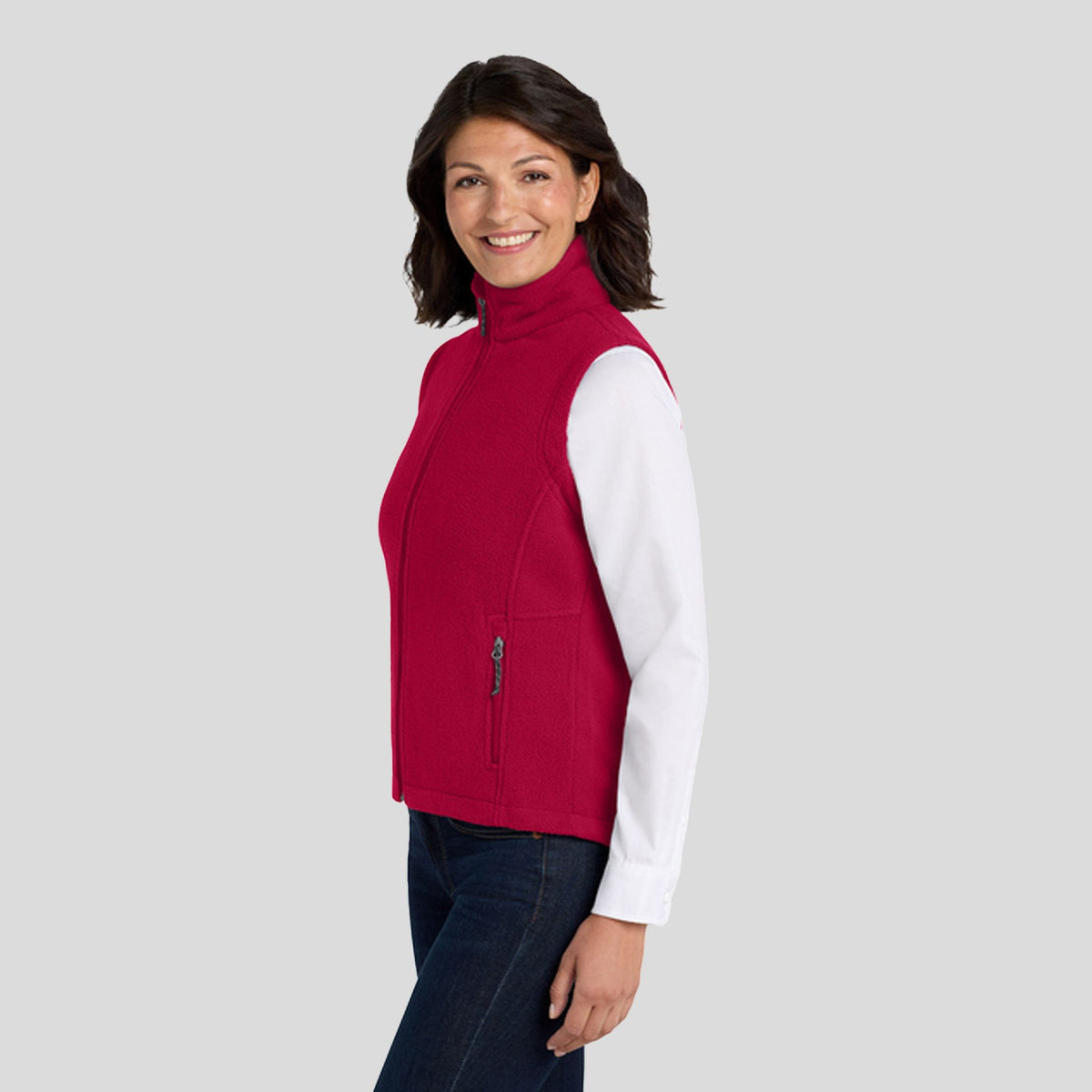 Women's Value Fleece Vest | True Red