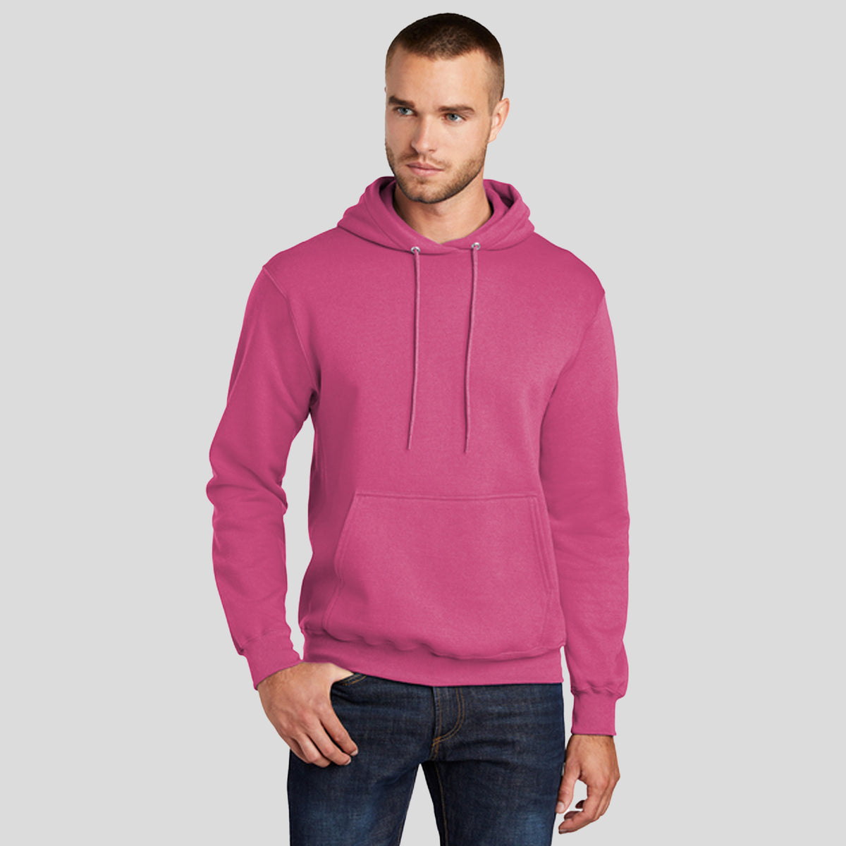 Core Fleece Pullover Hooded Sweatshirt | Sangria