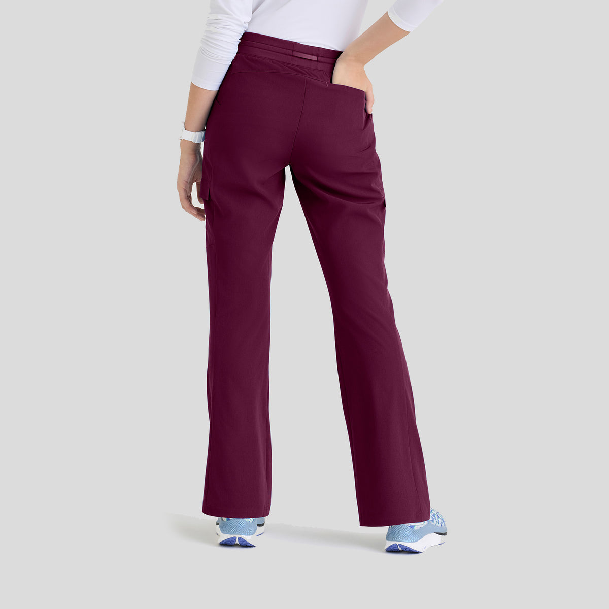 Reward 5 Pocket High Rise Fit & Flare Pant | Wine