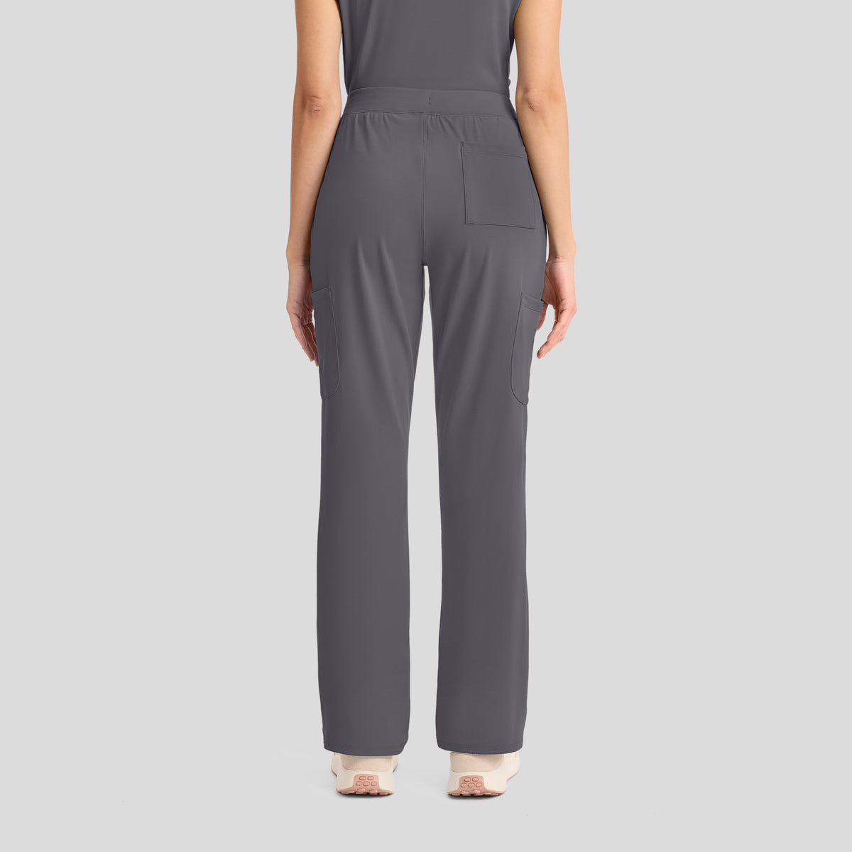 Achieve Pull-On Straight Leg Scrub Pant | Pewter