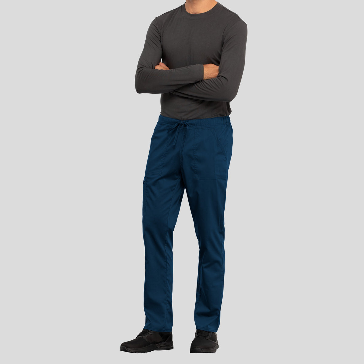 Unisex Drawstring Scrub Pant | Navy