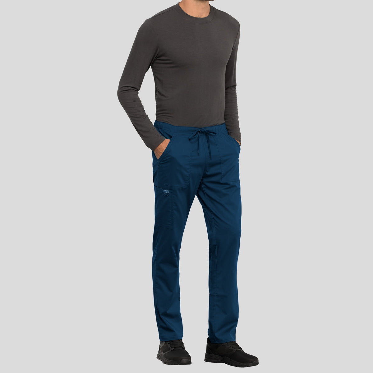 Unisex Drawstring Scrub Pant | Navy