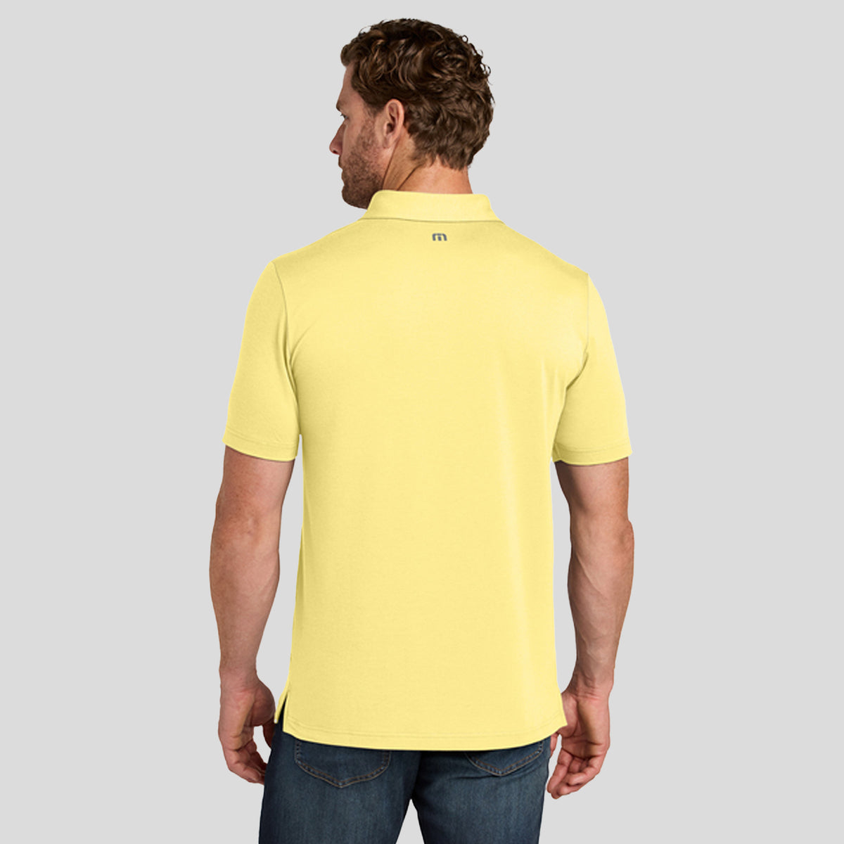 Glenview Solid Polo | Pale Yellow