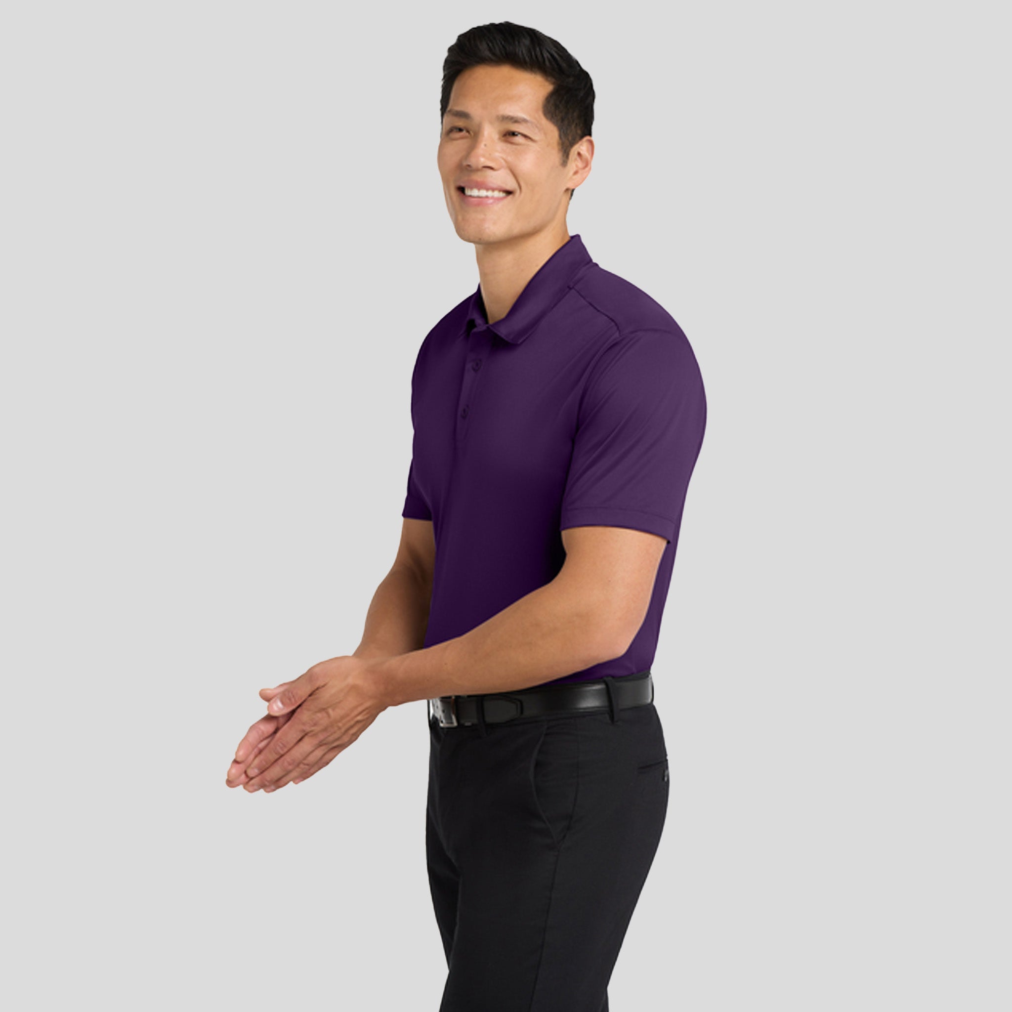 Men's Silk Touch™ Performance Polo | Bright Purple