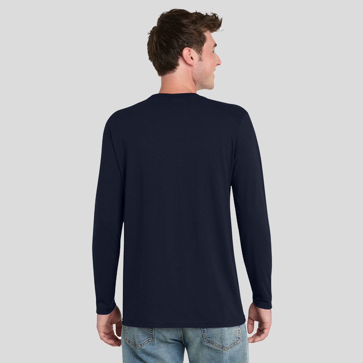 Tri-Blend Long Sleeve Tee | Deep Navy