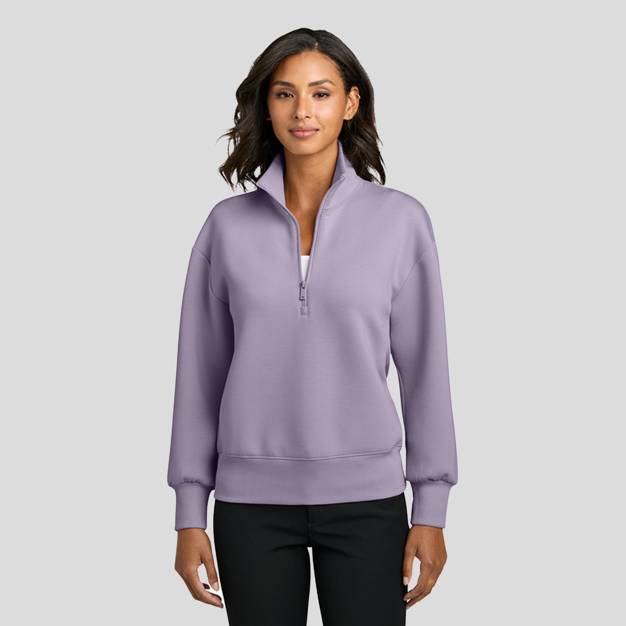 Women’s Soft Spacer 1/4-Zip | Purple Ash