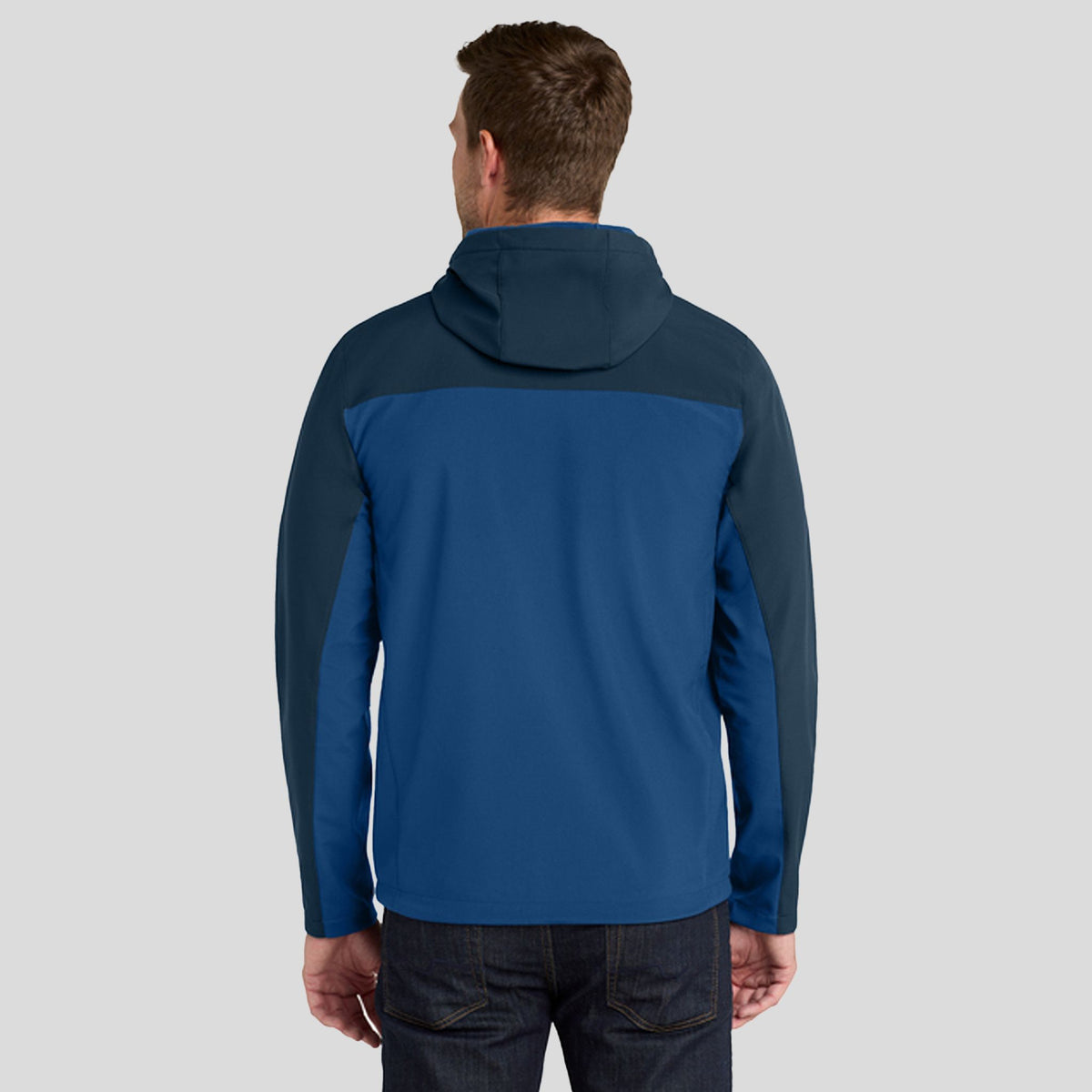 Hooded Core Soft Shell Jacket | Night Sky Blue/Dress Blue Navy